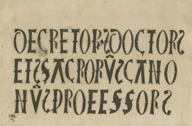 Barton under Needwood Church - inskriptioner: bläckfaksimil, nd [?1700-talet] (ritning)