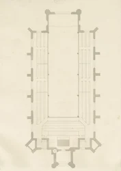 Burton-upon-Trent - Holy Trinity Church: teckning, nd [?1820-talet] (teckning)