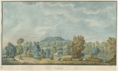 Castle Church - Castle Hill: akvarellmålning och [1700-talet] (målning)