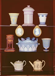 Samling av Wedgwood-bitar