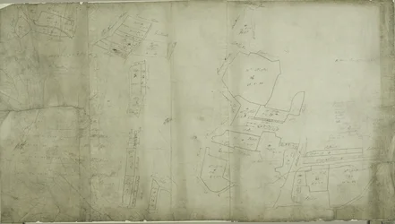Karta över Willesden, London (litho)