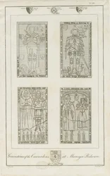 Mavesyn Ridware - Gravestones of the Carwardens: gravyr, nd [sent 18th cent] (tryck)