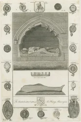 Mavesyn Ridware - Tomb of Sir Henry Mavesyn: gravyr