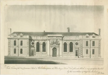 Wolverhampton - Grammar School: gravyr, nd [1797] (tryck)