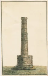Wolverhampton - Saxon Pillar in St. Peter