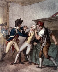 Gripande av Maximilien de Robespierre den 27 juli
