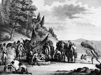 Franska revolutionens krig: den franska armégeneralen Francois Severin Marceau (1769-1796) död i Altenkirchen, Tyskland den 21 september