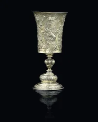 Bägare, ca 1600 (förgylld silver)