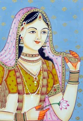 Miniatyrmålning av Jodha Bai