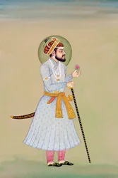 Miniatyrmålning av mogulkejsaren Shah Jahan
