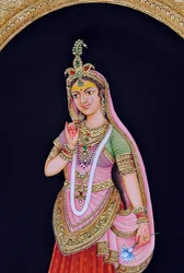 Miniatyrmålning av Radha
