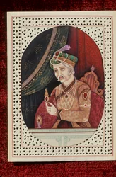 Porträtt av Akbar