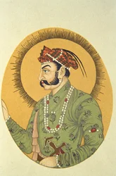 Porträtt av mogulkejsaren Jahangir, Indien