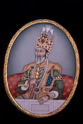 Porträtt av Shah Jahan