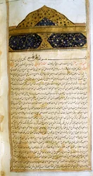Sida från The Canon of Medicine (al-Qānūn fī aṭ-Ṭibb) av Avicenna
