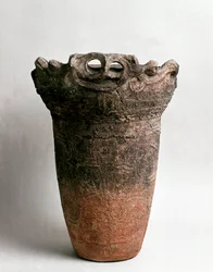 Stor terrakottavas från Fukushima, Jomon-perioden 1500-1000-talet f.Kr
