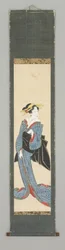Stående figur i kimono