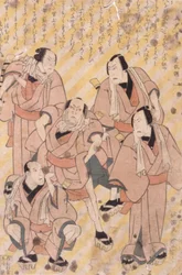 無題（カラー木版画）スウェーデン語