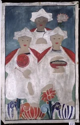 Simbul Jeseok (naturligt pigment på siden)