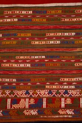 Detalj av en Tai Lu-kjol, Muang Hun, Udomxai-provinsen, Laos (textil)