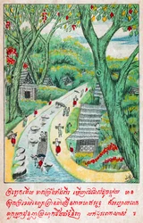 Att lyssna kan höras. Av. 1910 (illustration)