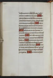 Kings 9, f.233v, timbok, användning av Sarum ("Anne Boleyns timbok") (pergament)
