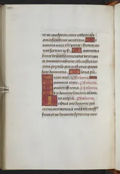 Kings 9, f.234v, Timbok, användning av Sarum ("Anne Boleyns Timbok") (pergament)