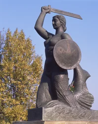 Sjöjungfrumonument (brons)