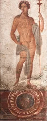 Manlig kröningsfigur, Herculaneum