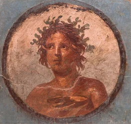 Porträtt av medaljonger, Pompeji