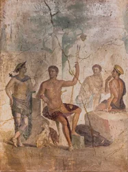 Meleager och Atalanta, Pompeji