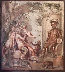 Bacchus barndom, Herculaneum
