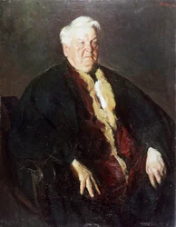 Porträtt av Mihail Sadoveanu (Pascani