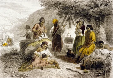Bohemians, Ryssland (färggravyr)