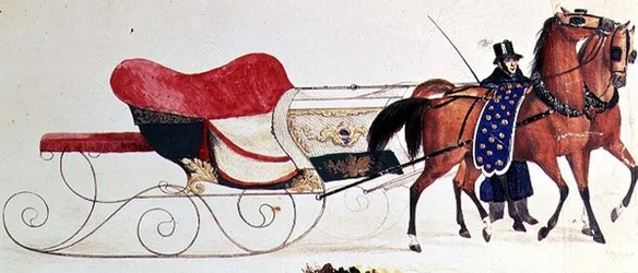 Hästdragen släde