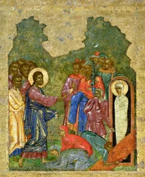 The Raising of Lazarus, Novgorod School