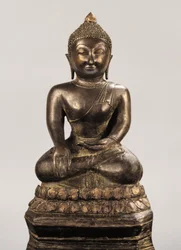 Buddhabild från Ayutthaya-perioden (brons)