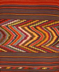 Detalj av Tai Lu-tyg (textil)