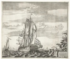 Flaggskeppet Goto Predestinatsia The Providence of God byggd av Peter den store i Voronezh, 1700, 170