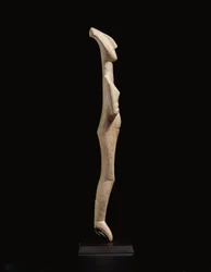 Cycladisk liggande kvinnofigur, namnstycke av Schuster Master, Early Cycladic II, ca 2400 f.Kr.