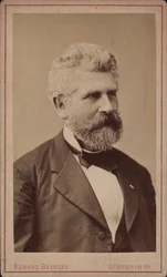 Porträtt av cellisten och kompositören Georg Goltermann 1824-1898, ca. 1880.