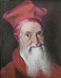 Porträtt av kardinal Domenico Morone