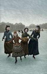 Little Women, 2004 (scratchboard, färglagd digitalt)