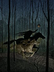 The Legend of Sleepy Hollow, 2012 (skrapkartong, färglagd digitalt)