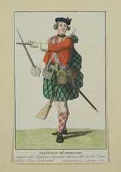 Malcolm McPherson, korpral i Black Watch-regementet, skjuten för desertering, 1743