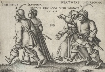 Januari och februari, från Bondefesten eller de tolv månaderna, 1546.