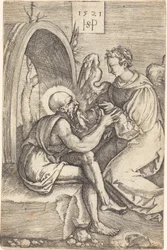 Saint Hieronymus med ängeln