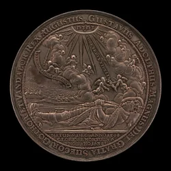 Gustav II Adolfs död, 1594-1632, Sveriges kung 1611 [framsidan], 1634.