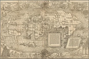 1537 års världskarta av Sebastian Munster