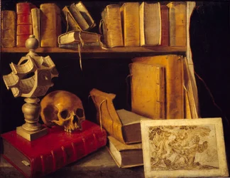 Fåfänga med solur. Målning av Sebastian Stoskopff (1597-1657)